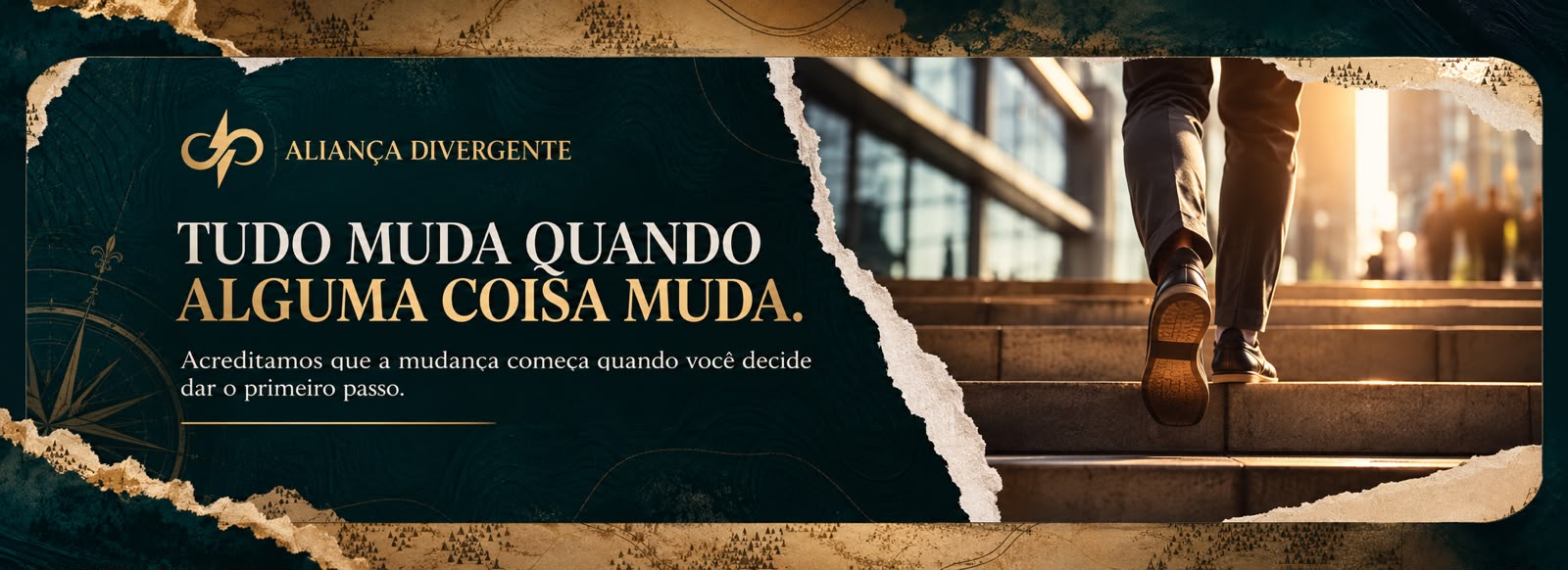 Tudo muda quando alguma coisa muda. Acreditamos que a mudança começa quando você decide dar o primeiro passo.
